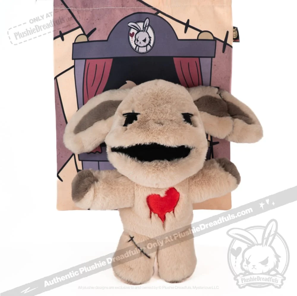 Plushie Dreadfuls - Puck Dread Rabbit Plush Puppet - Image 8