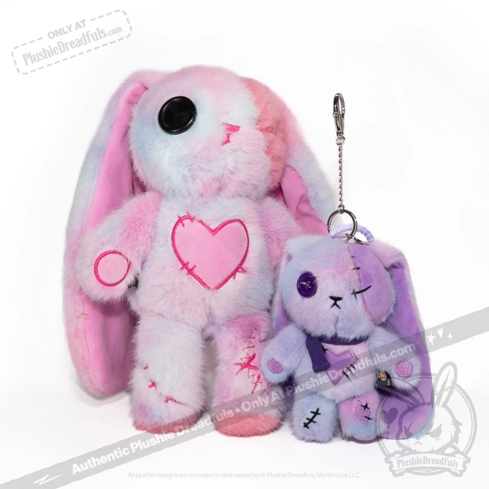 Plushie Dreadfuls - Purple Ice Love Rabbit Plush Keychain Accessory - Image 10