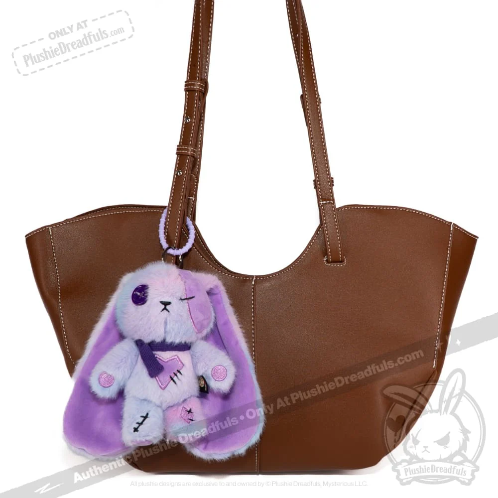 Plushie Dreadfuls - Purple Ice Love Rabbit Plush Keychain Accessory - Image 3