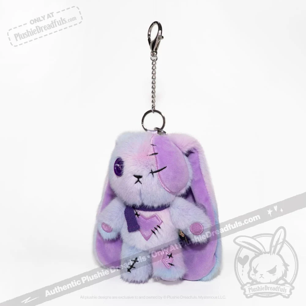 Plushie Dreadfuls - Purple Ice Love Rabbit Plush Keychain Accessory - Image 7