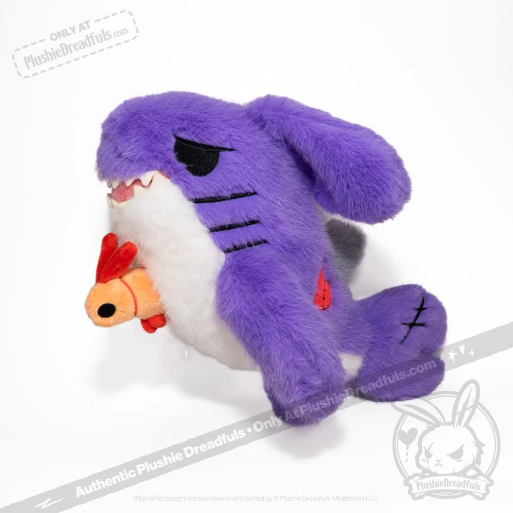 Plushie Dreadfuls - Purple Shrabbit - Plush Stuffed Rabbit Shark Animal - Image 11