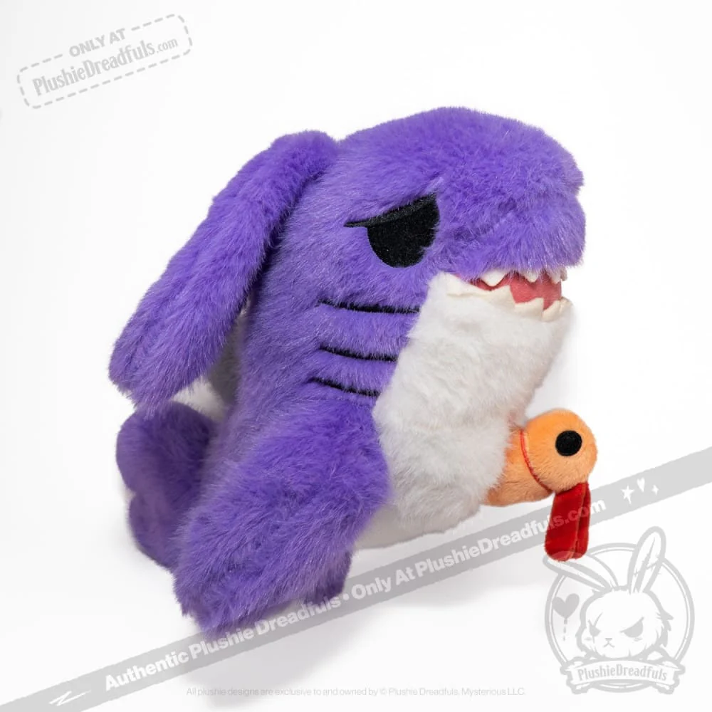 Plushie Dreadfuls - Purple Shrabbit - Plush Stuffed Rabbit Shark Animal - Image 16