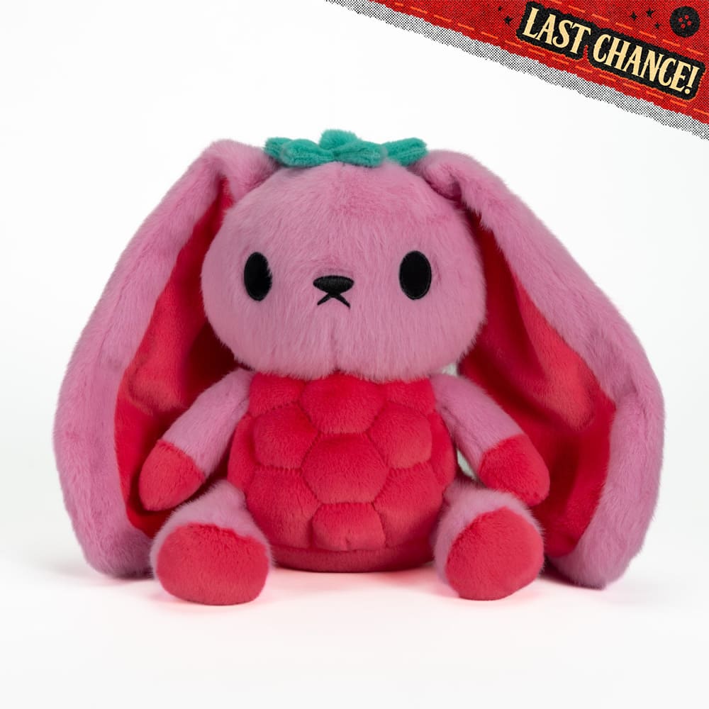 Plushie Dreadfuls -  Raspberry Bunny - Plush Stuffed Animal