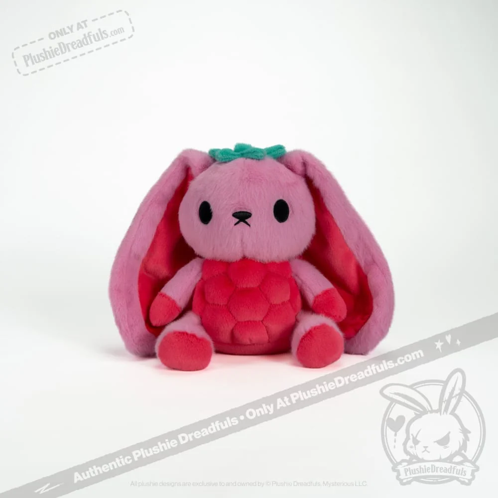 Plushie Dreadfuls -  Raspberry Bunny - Plush Stuffed Animal - Image 6