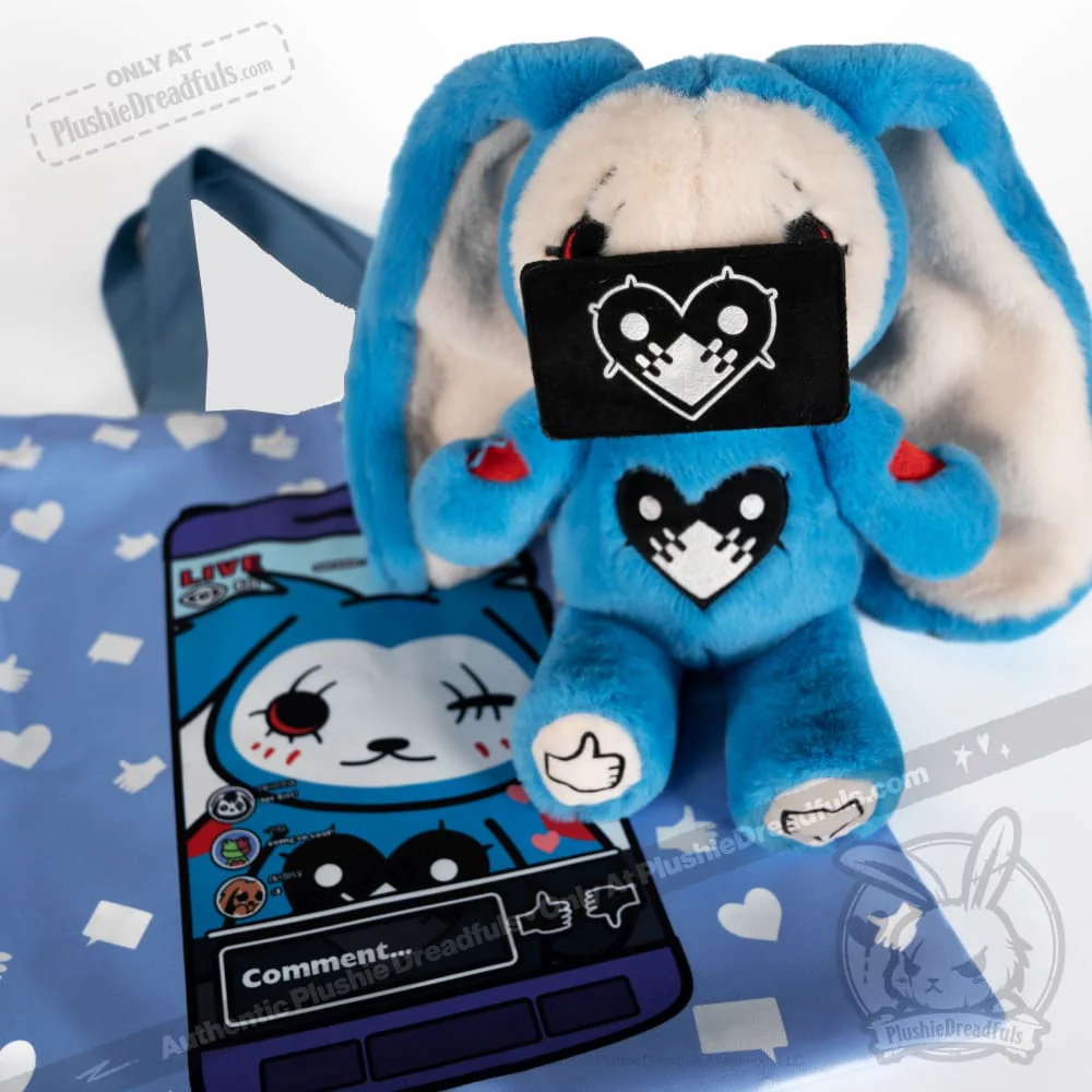 Plushie Dreadfuls -  Screen Addict Rabbit - Plush Stuffed Animal - Image 7
