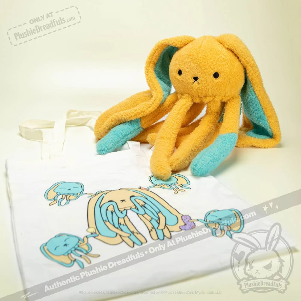 Plushie Dreadfuls - Sensory Processing Disorder Jellyfish Rabbit - Plush Stuffed Animal - Image 5