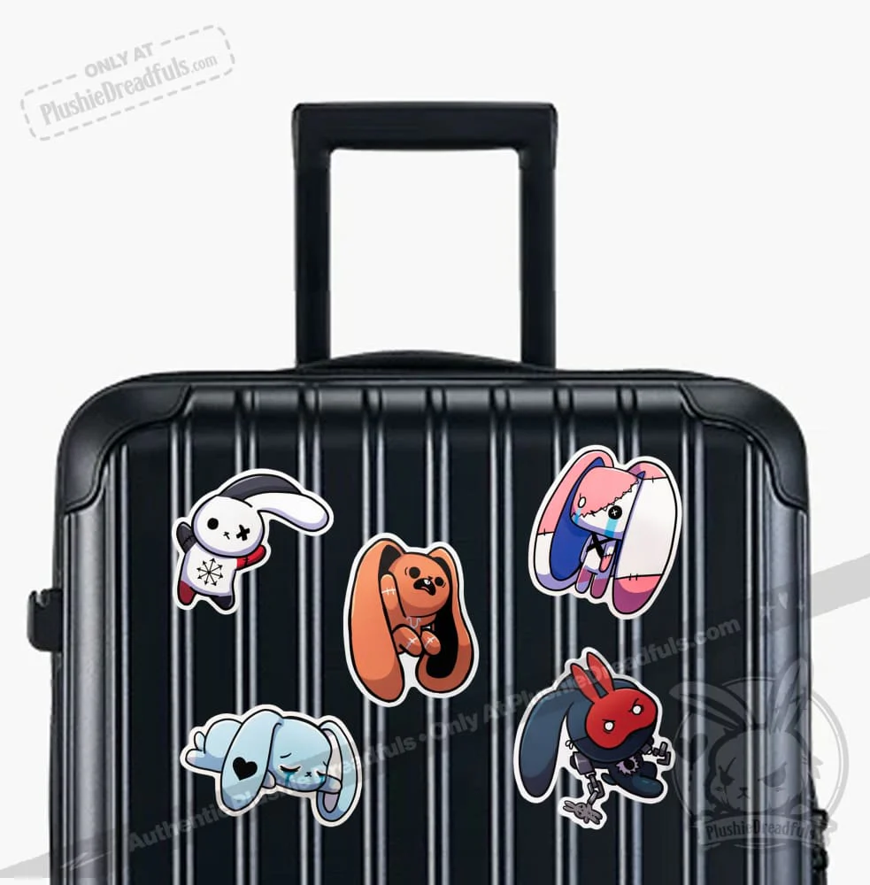Plushie Dreadfuls Vinyl Sticker Pack Vol. 1 - Image 2