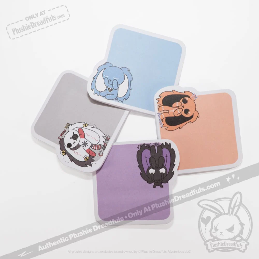 Plushie Dreadfuls - Sticky Note Four Pack - Image 8
