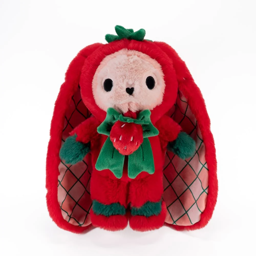 Plushie Dreadfuls -  Strawbunny Rabbit - Plush Stuffed Animal