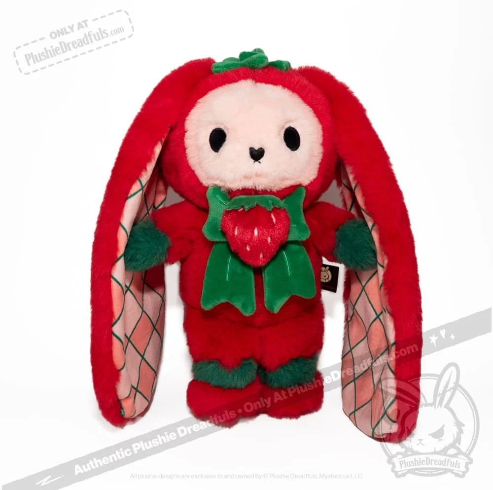 Plushie Dreadfuls -  Strawbunny Rabbit - Plush Stuffed Animal - Image 19