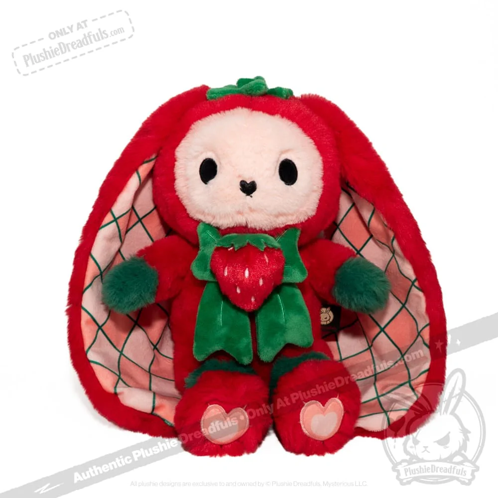 Plushie Dreadfuls -  Strawbunny Rabbit - Plush Stuffed Animal - Image 25