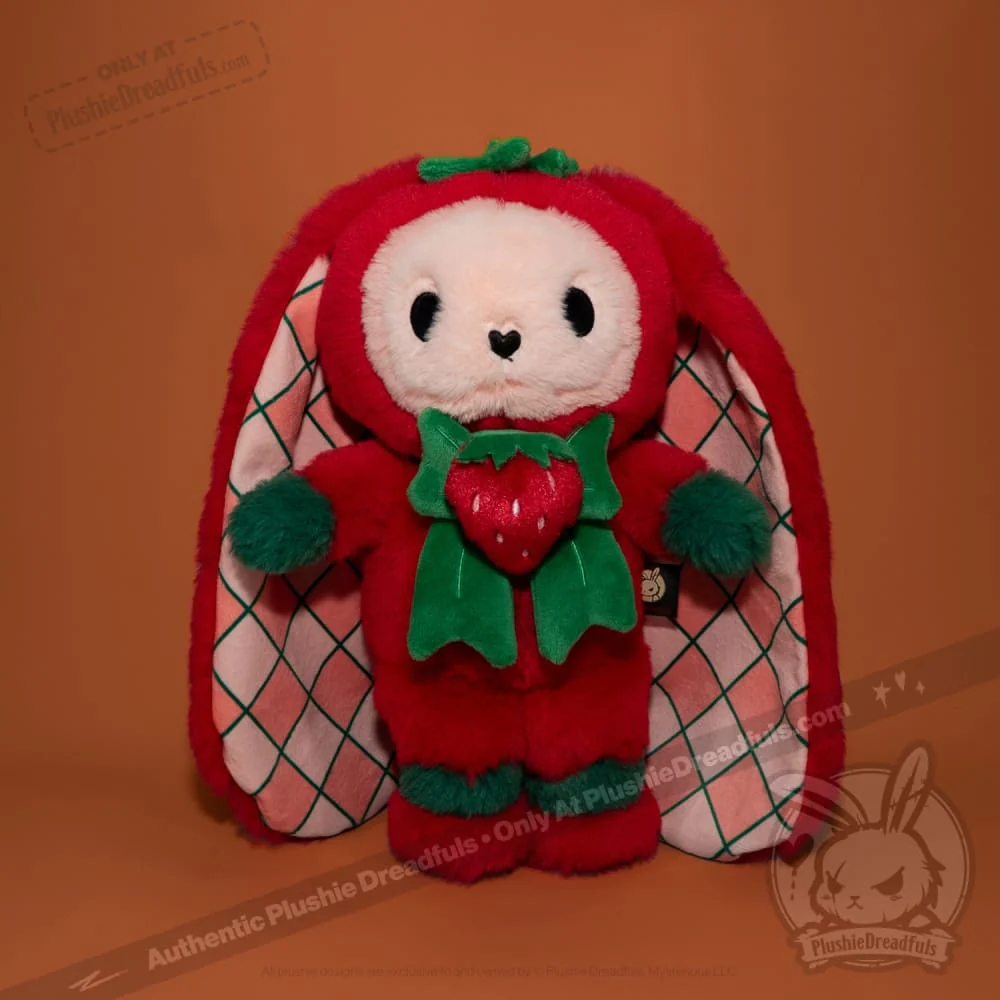 Plushie Dreadfuls -  Strawbunny Rabbit - Plush Stuffed Animal - Image 32