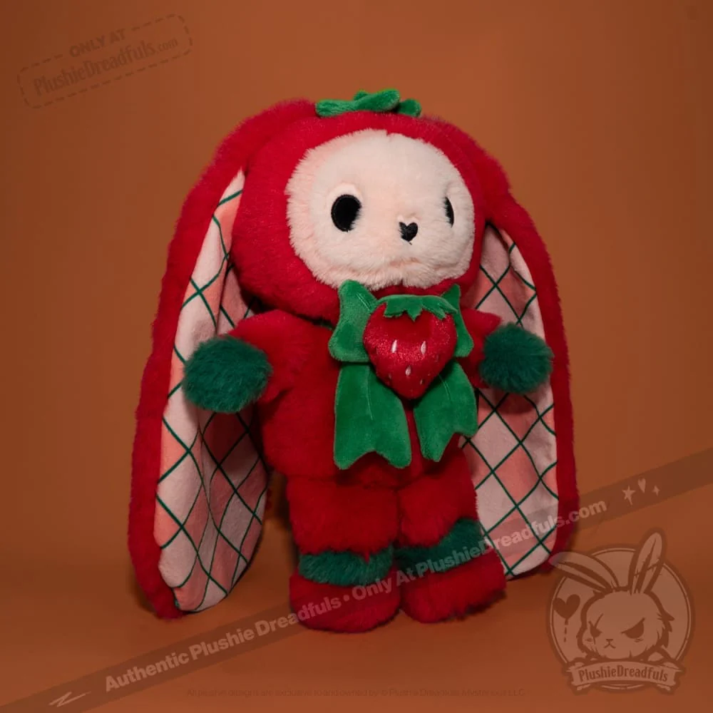 Plushie Dreadfuls -  Strawbunny Rabbit - Plush Stuffed Animal - Image 33