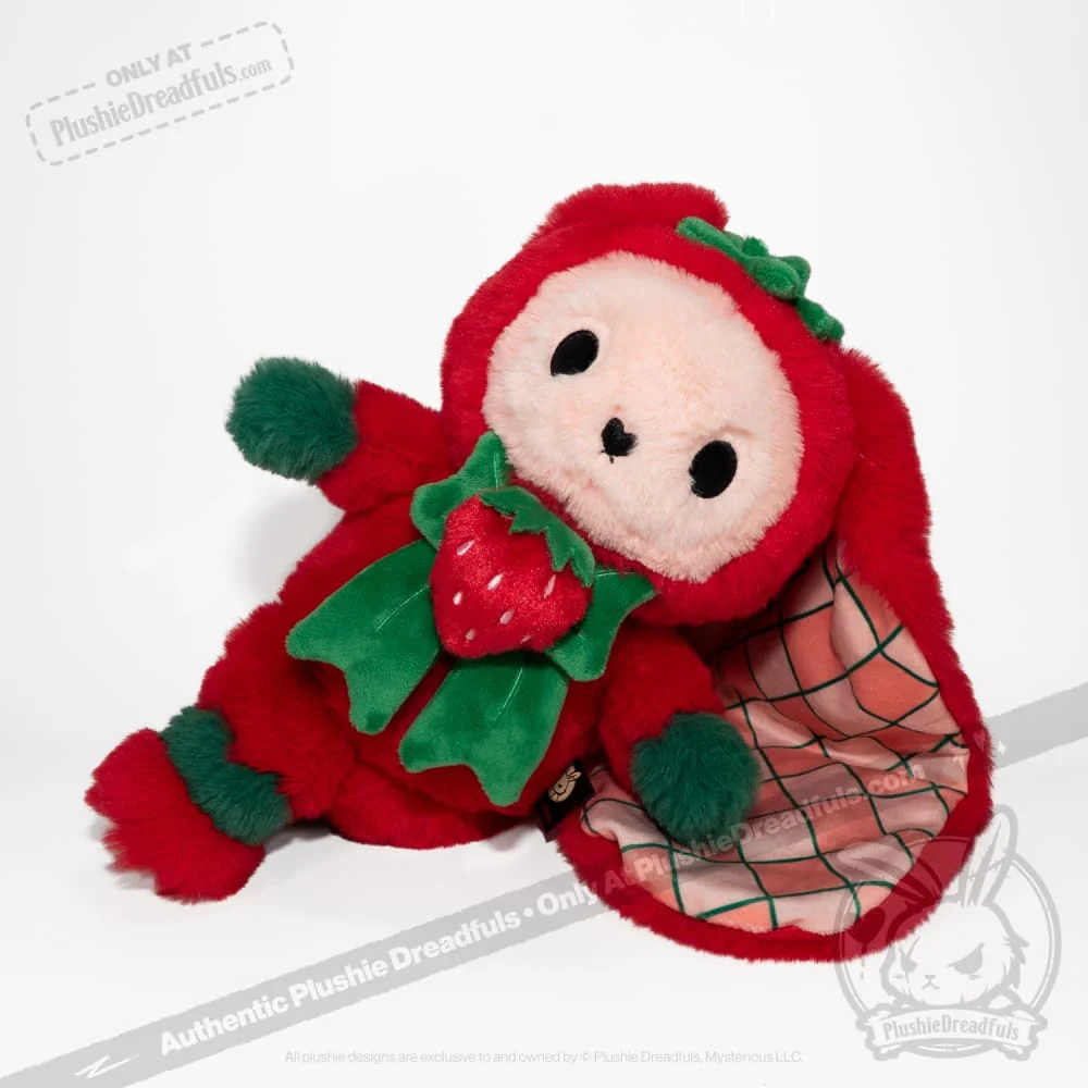 Plushie Dreadfuls -  Strawbunny Rabbit - Plush Stuffed Animal - Image 6