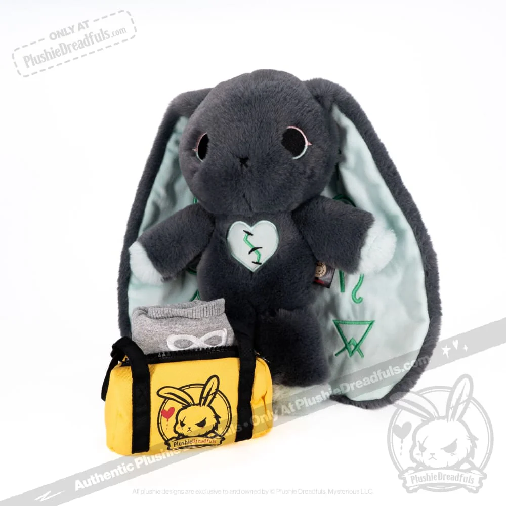 Plushie Dreadfuls - Trust Issues Bunny Grey Edition - Plush Stuffed Animal - Image 30