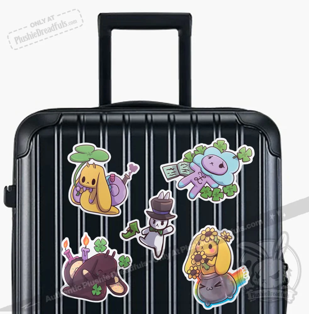 Plushie Dreadfuls Vinyl Sticker Pack Vol. 4 - Lucky Buns - Image 4