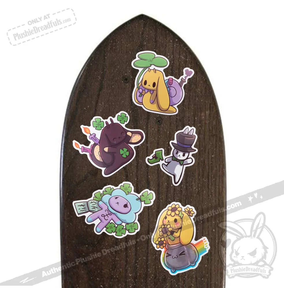 Plushie Dreadfuls Vinyl Sticker Pack Vol. 4 - Lucky Buns - Image 5
