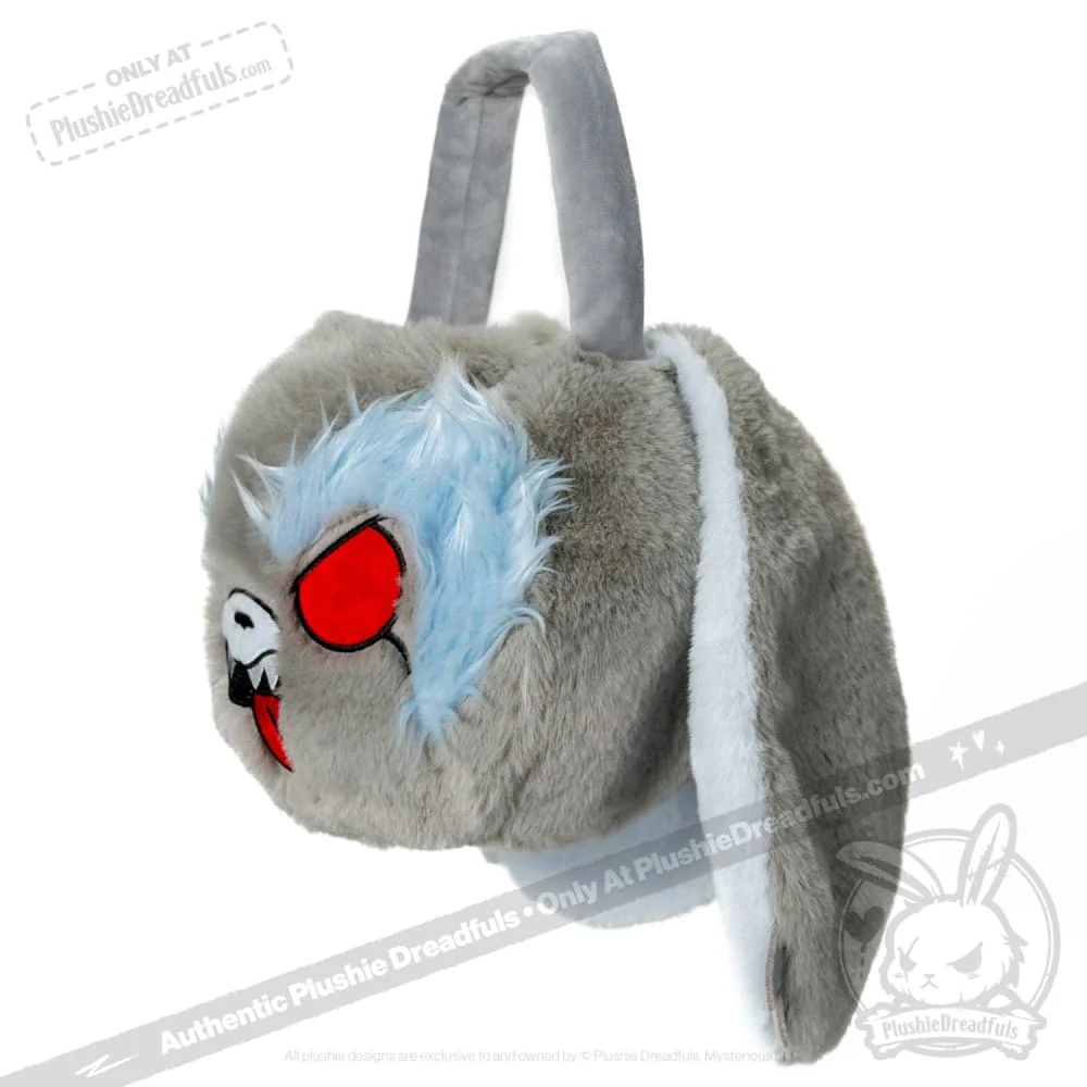 Plushie Dreadfuls -  "Werebun" the Werewolf Bunny - Head Bag - Image 12