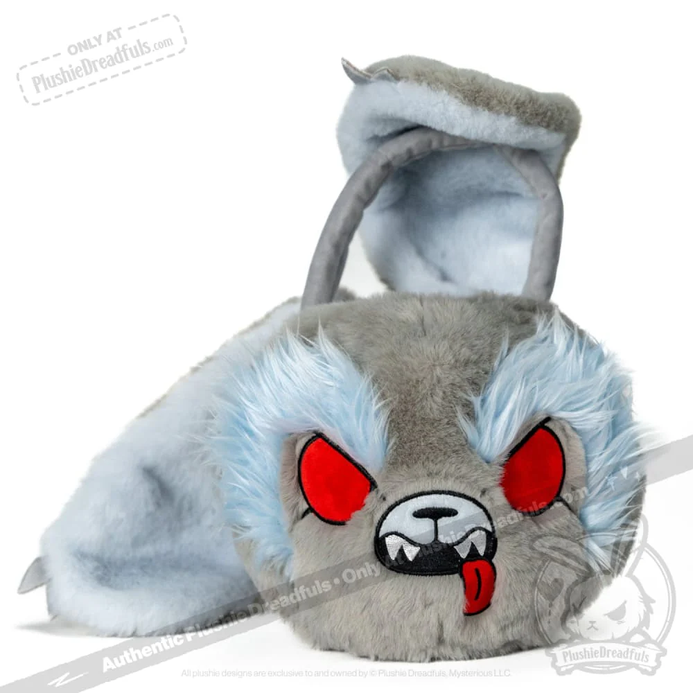 Plushie Dreadfuls -  "Werebun" the Werewolf Bunny - Head Bag - Image 3