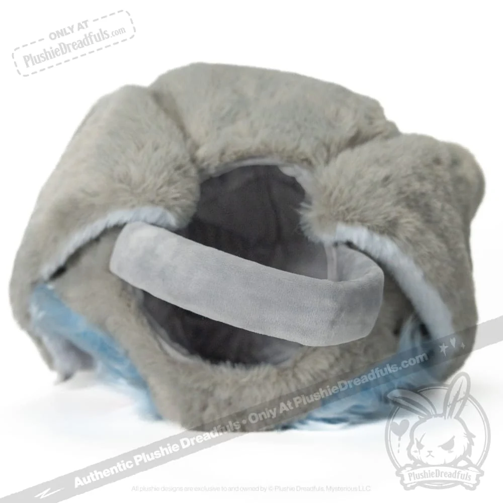 Plushie Dreadfuls -  "Werebun" the Werewolf Bunny - Head Bag - Image 7