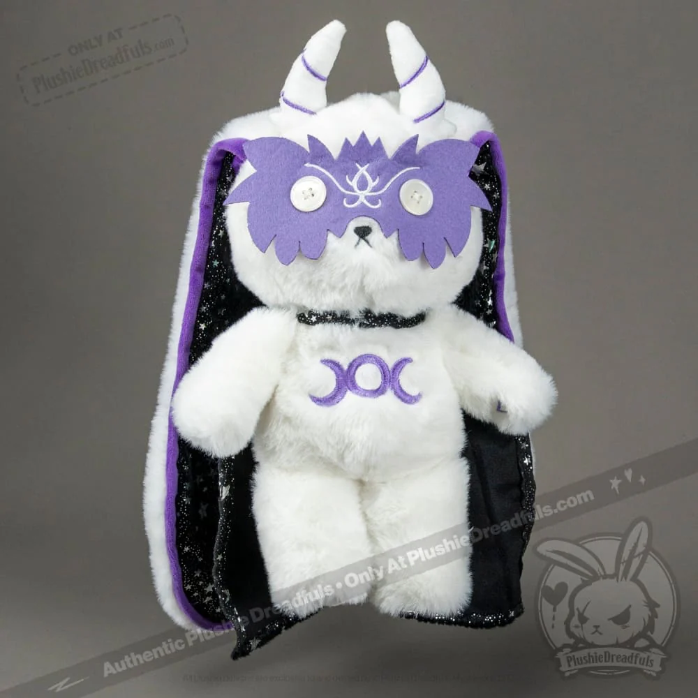 Plushie Dreadfuls - White Witch Bunny - Plush Stuffed Animal - Image 5