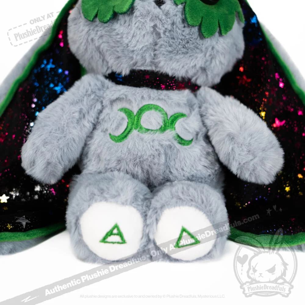 Plushie Dreadfuls - Grey Witch Rabbit - Plush Stuffed Animal - Image 4