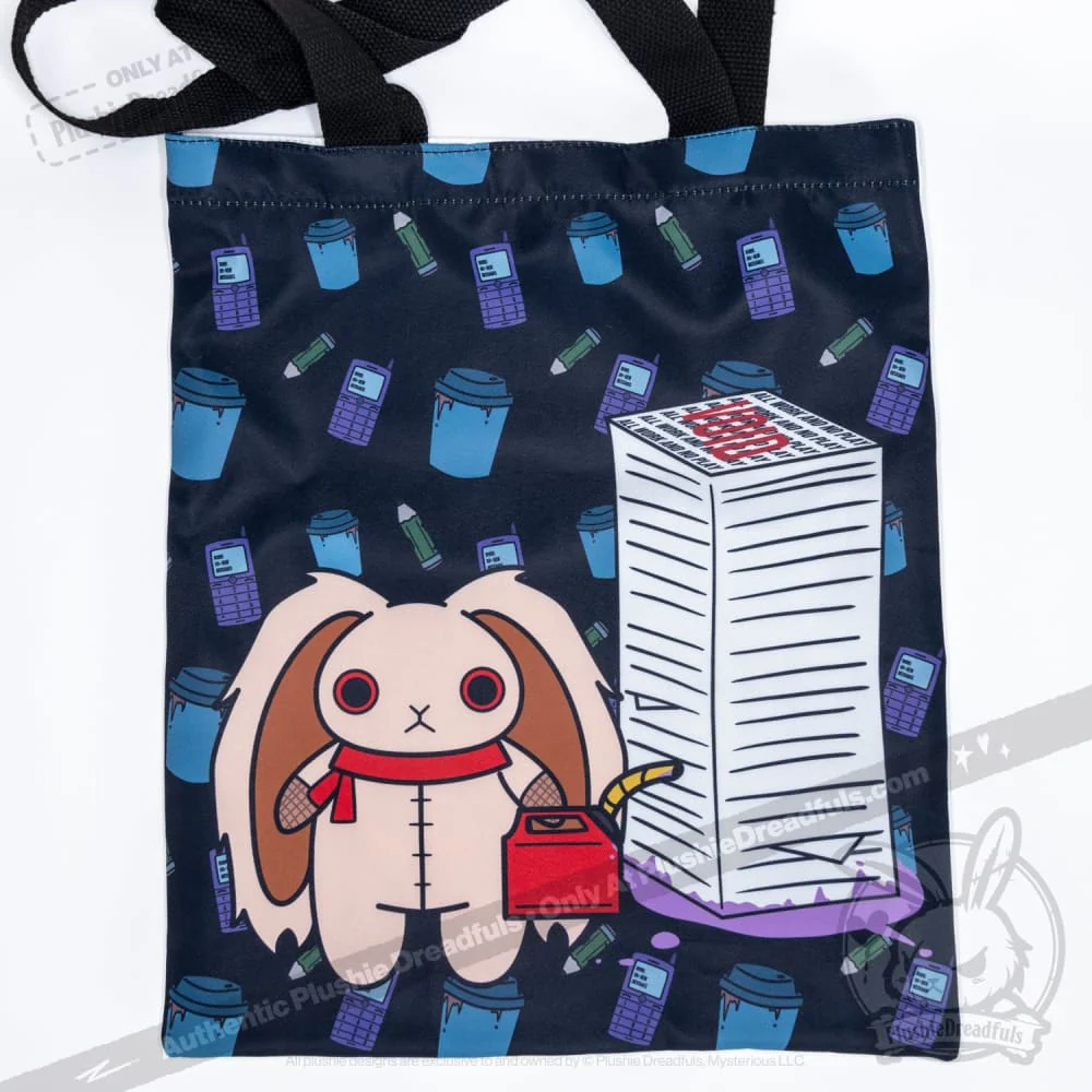 Plushie Dreadfuls - Workaholic Rabbit - Plush Stuffed Animal - Image 7