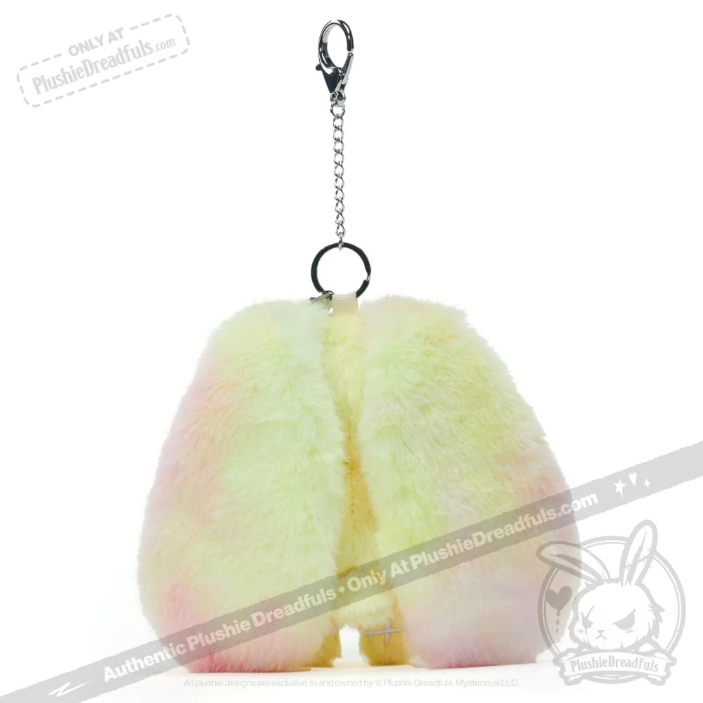 Plushie Dreadfuls -Yellow Anxiety Rabbit Plush Keychain Accessory - Image 7