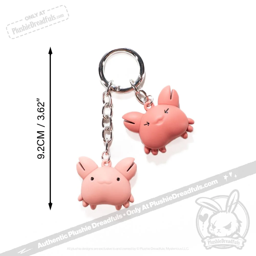 Plushie Dreadfuls - Zodiac Cancer Crabby Keychain - Image 3