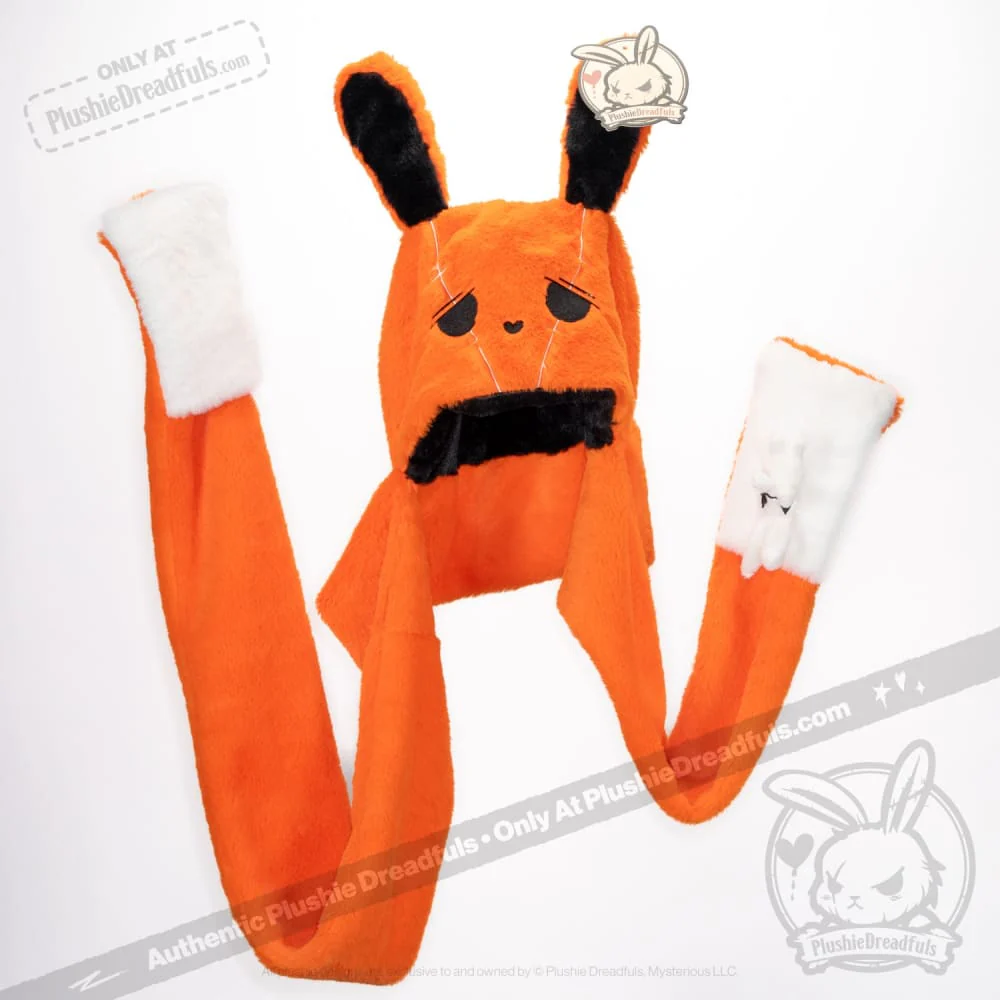 Scoodie Dreadful - Anxiety Rabbit Scarf Hoodie - Image 7