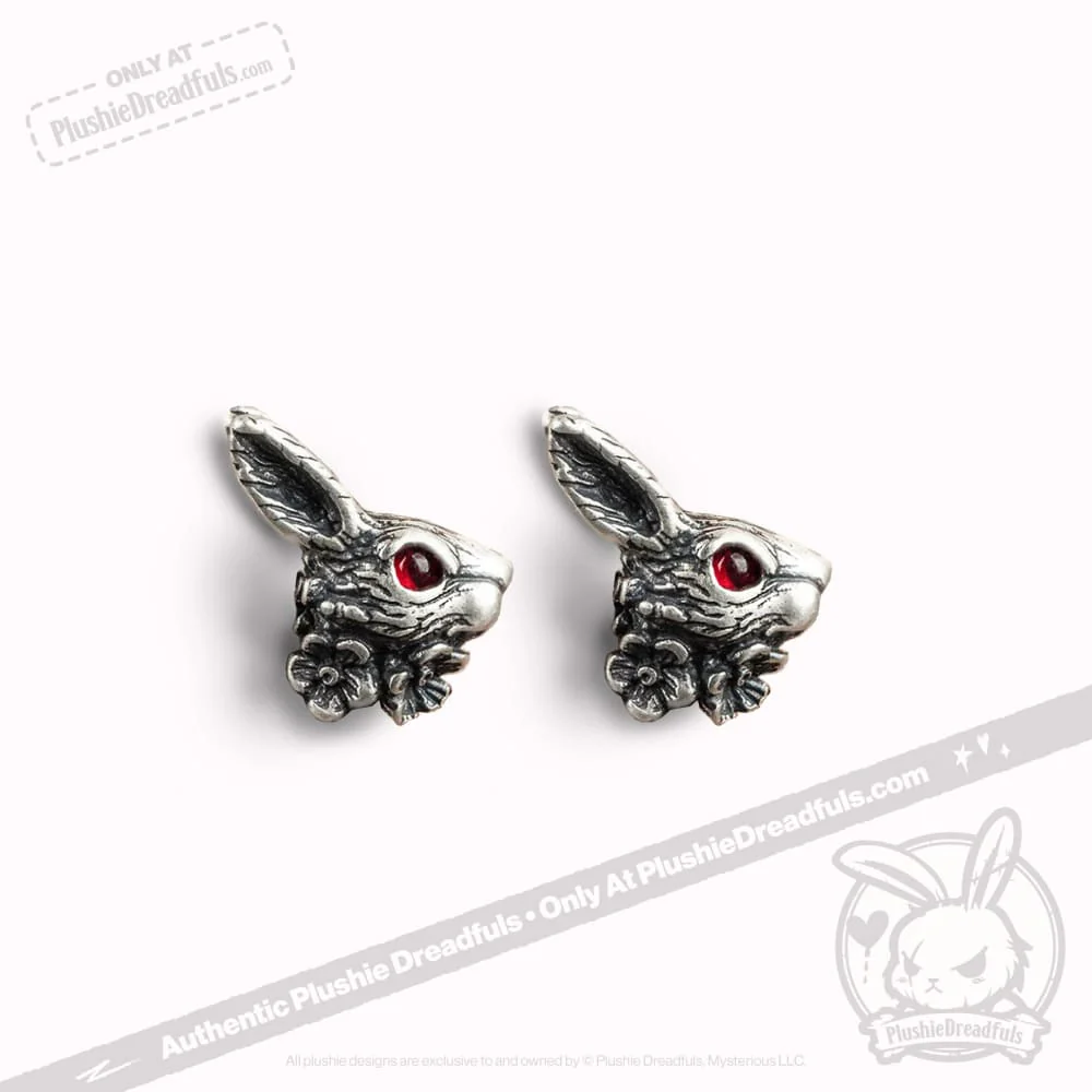 Silver Rabbit Earrings - Image 6