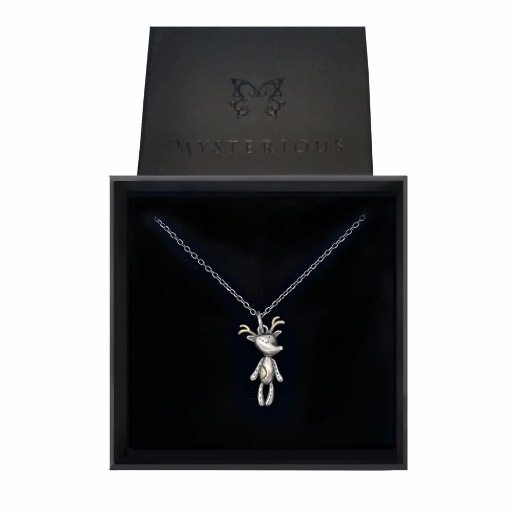 Silver Reindeer Necklace