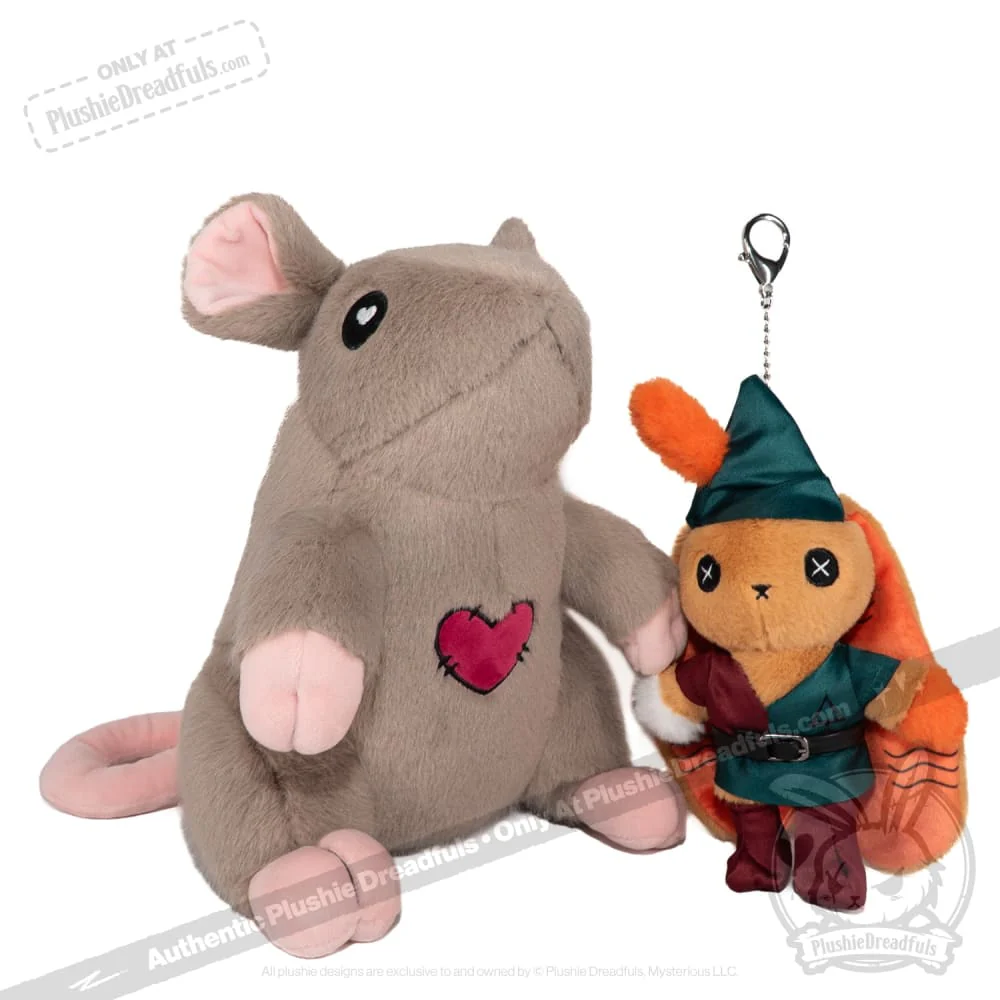 Victorian McGee's Fairytales  - Pied Piper and Rat Plush Stuffed Animal - Image 2
