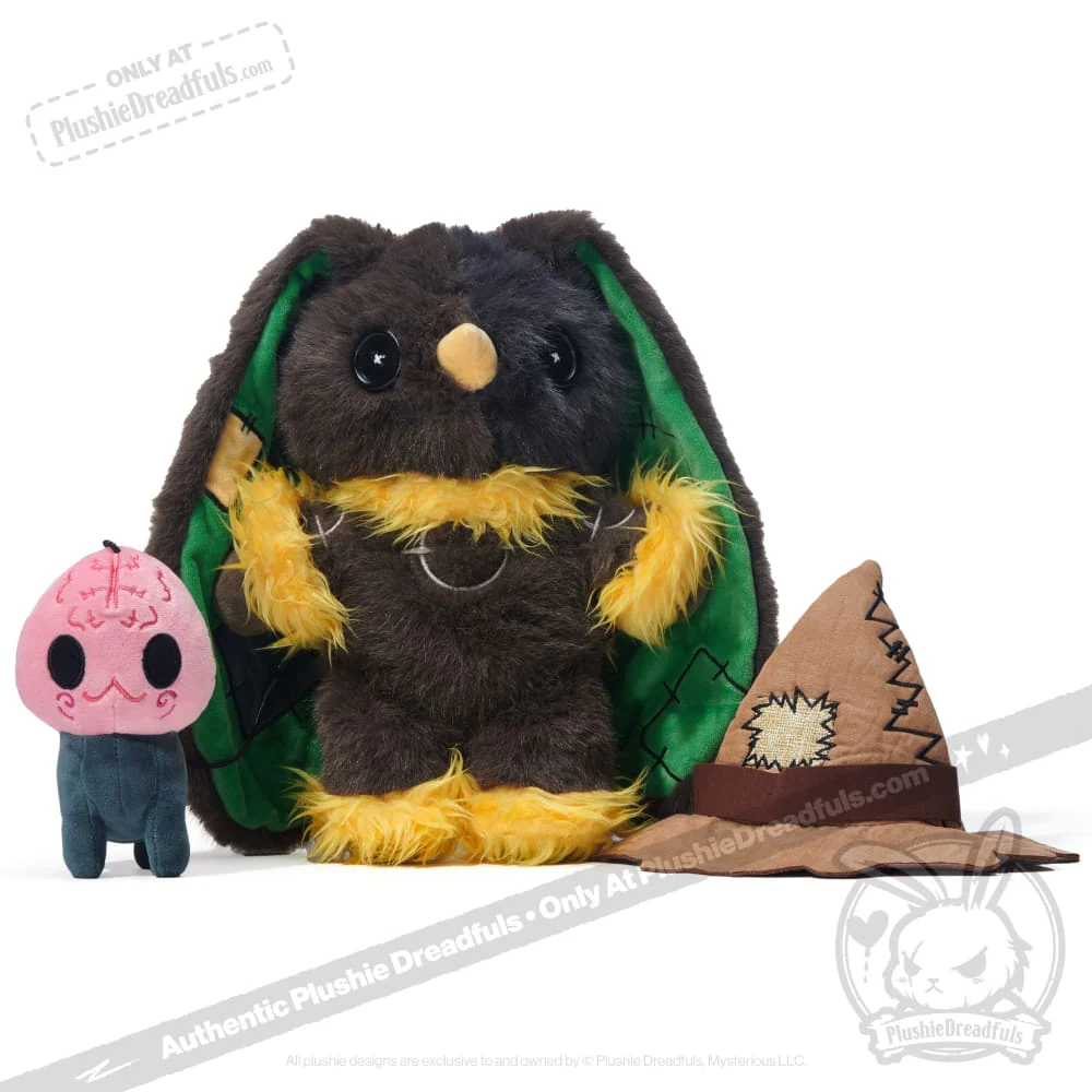 Victorian McGee's Oz - Scarecrow and Brain Pup - Plush Stuffed Animal - Image 9
