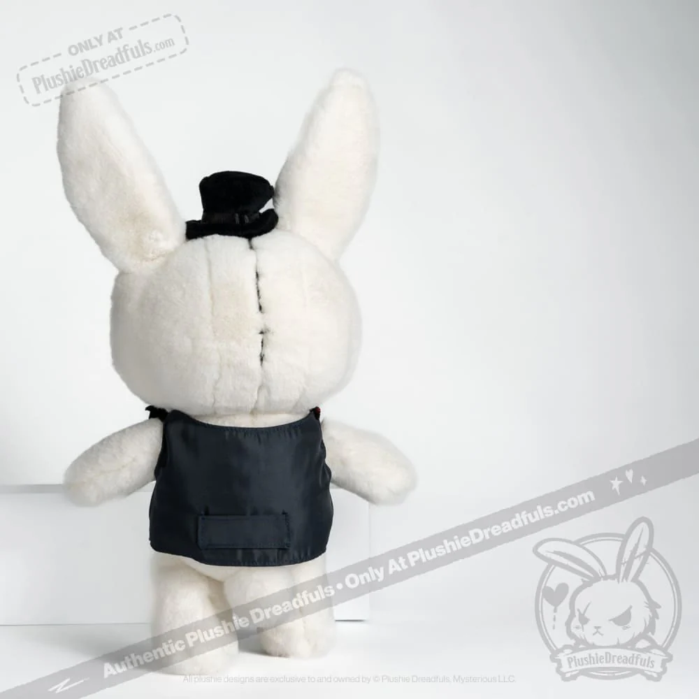 Victorian McGee's White Rabbit - Plush Stuffed Animal - Image 10