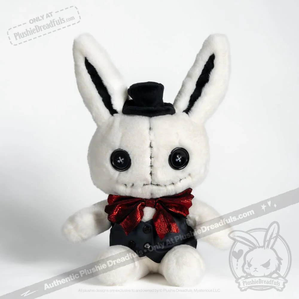 Victorian McGee's White Rabbit - Plush Stuffed Animal - Image 16