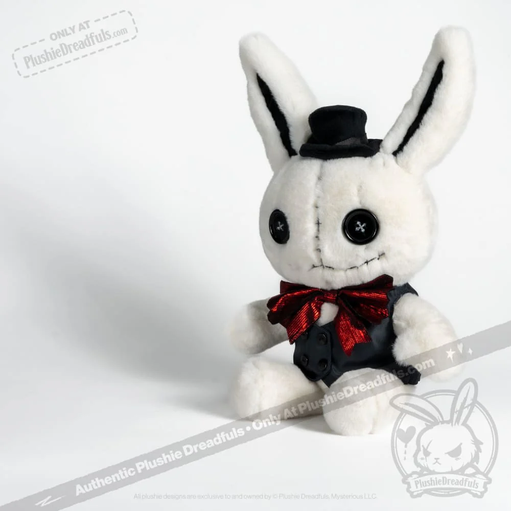 Victorian McGee's White Rabbit - Plush Stuffed Animal - Image 18