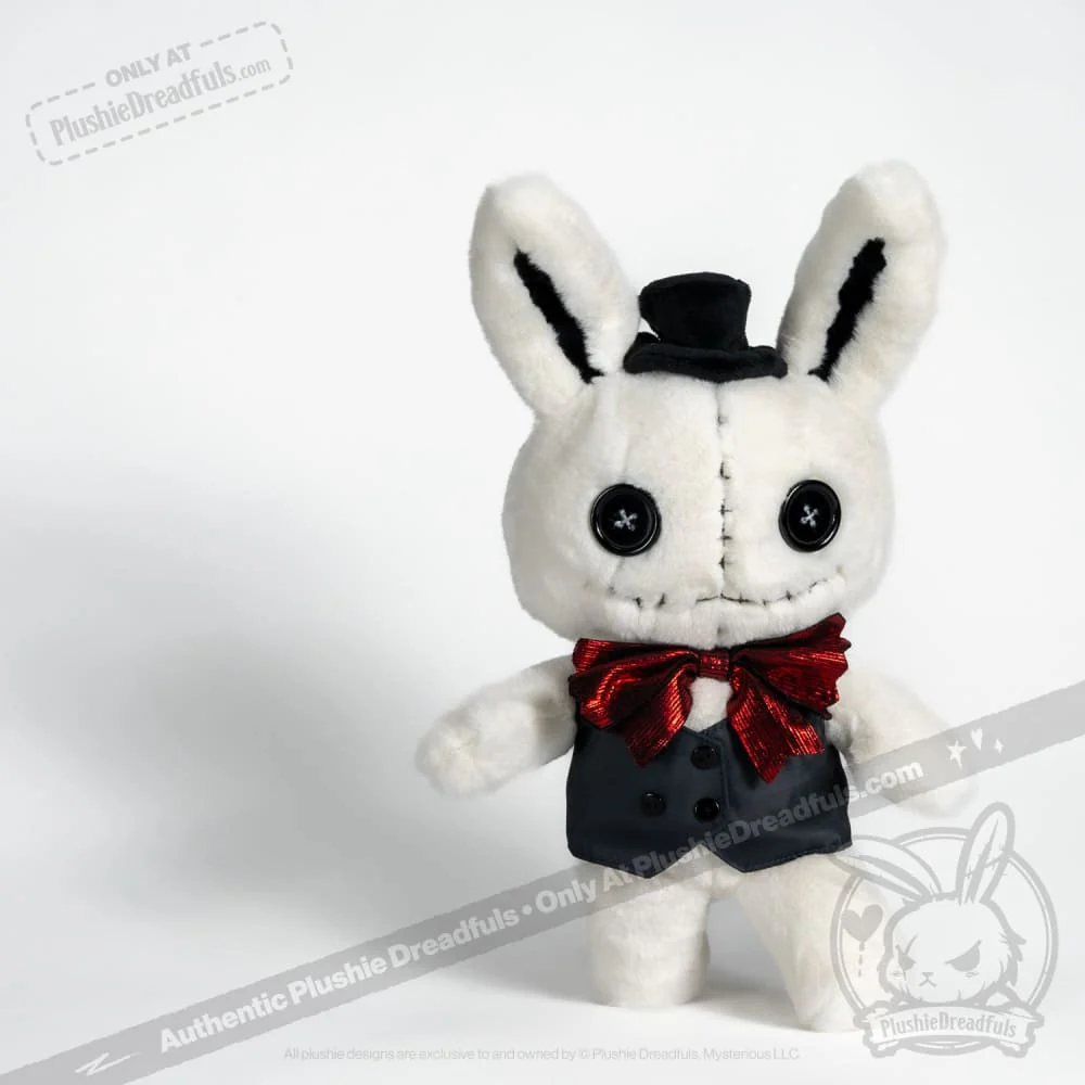 Victorian McGee's White Rabbit - Plush Stuffed Animal - Image 20