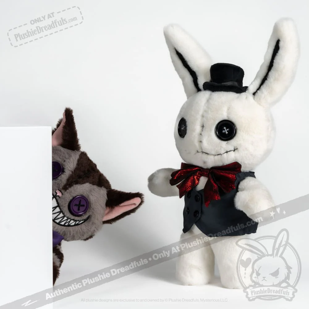 Victorian McGee's White Rabbit - Plush Stuffed Animal - Image 22