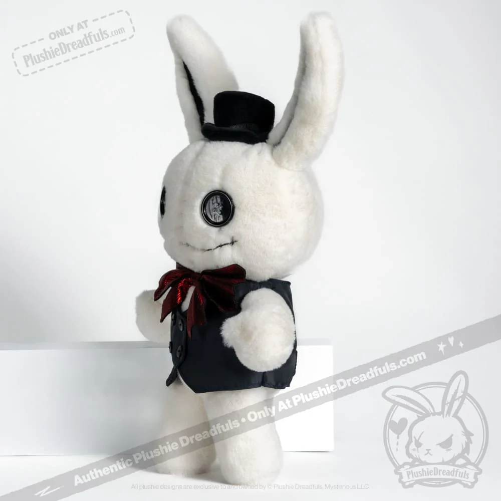Victorian McGee's White Rabbit - Plush Stuffed Animal - Image 5