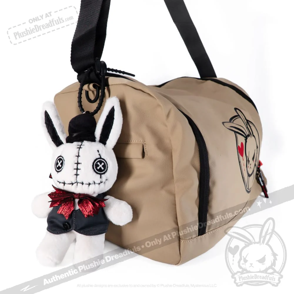 Victorian McGee's White Rabbit Plush Keychain Accessory - Image 13