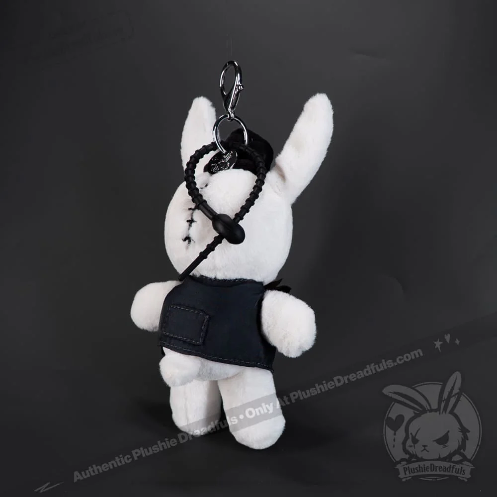 Victorian McGee's White Rabbit Plush Keychain Accessory - Image 18