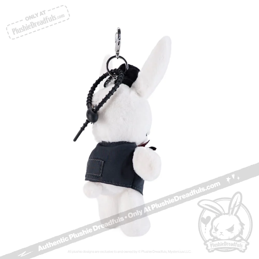Victorian McGee's White Rabbit Plush Keychain Accessory - Image 8