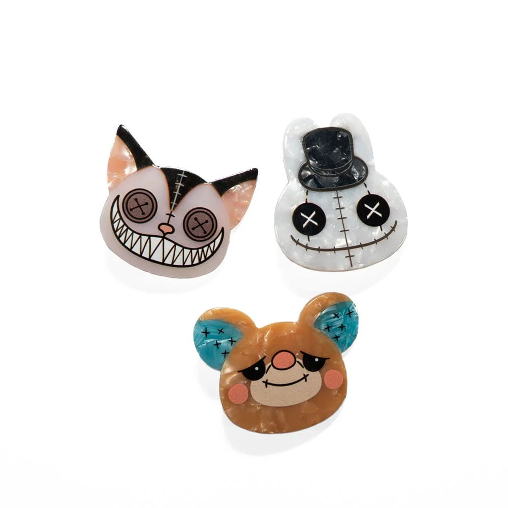 Wonderland Besties Hair Clips - Set #2